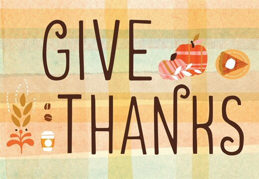 Give thanks and show gratitude